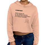 Company Women's Cropped Hoodie by Ana Luca