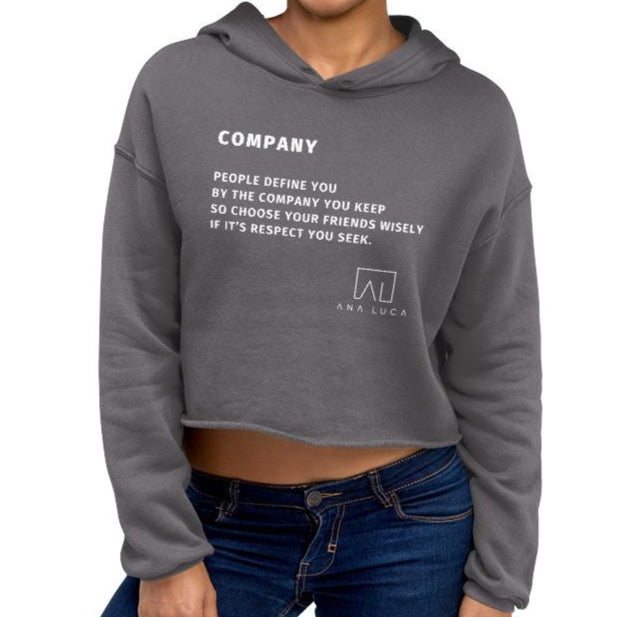 Company Women's Cropped Hoodie by Ana Luca